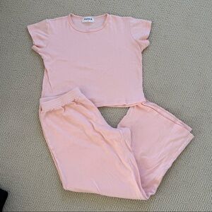 PARKE Heart Pointelle pajama set